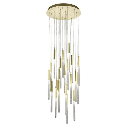 Avenue Lighting Boa 21-LightBrushed Brass LED Multi-Light Pendant by Avenue Lighting HF2021-BOA-BB