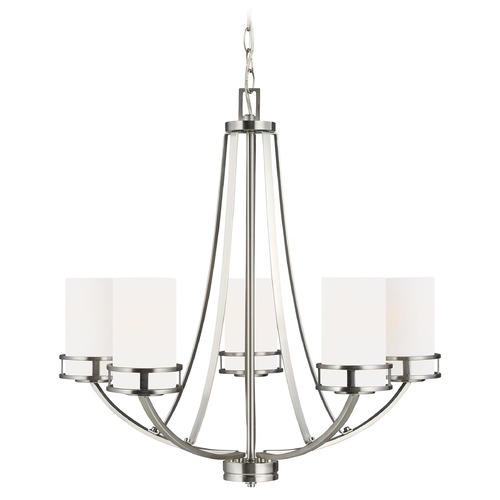 Generation Lighting Robie Brushed Nickel 5-Light Chandelier by Generation Lighting 3121605-962