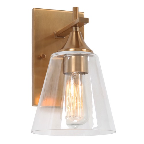 Hollis Aged Gold Sconce by Matteo Lighting