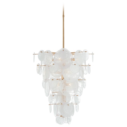 Visual Comfort Signature Collection Aerin Loire Cascading Chandelier in Gild by Visual Comfort Signature ARN5452GWSG
