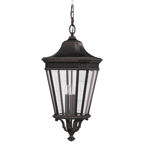Cotswold Lane Outdoor Hanging Light in Grecian Bronze by Generation Lighting