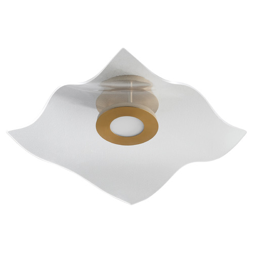 Oxygen Oxygen Medusa Aged Brass LED Semi-Flushmount Light 3-807-40