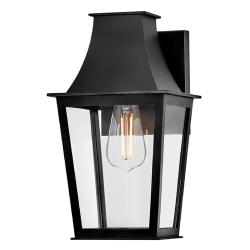 Hinkley Georgetown Black LED Outdoor Wall Light