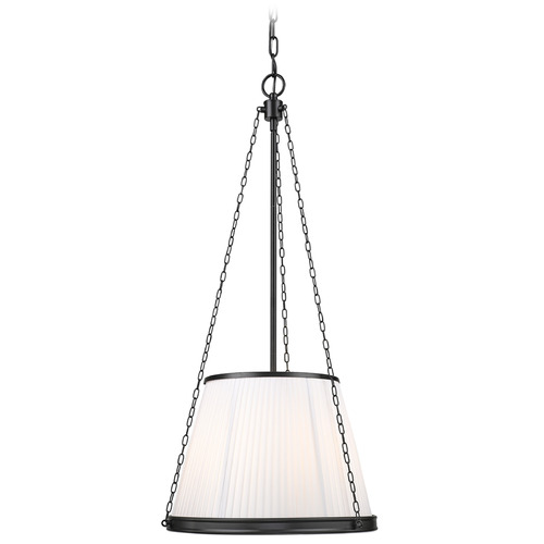 Z-Lite Madeline Matte Black Pendant Light with Empire Shade