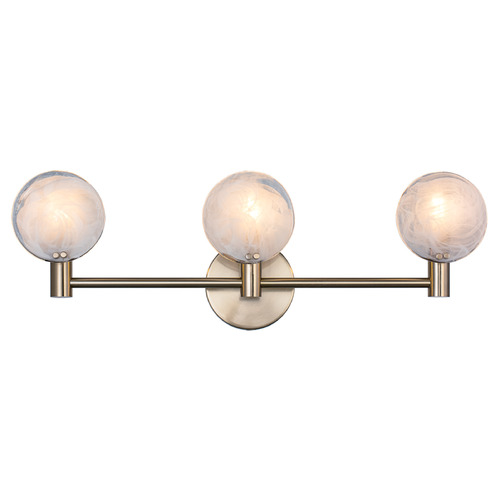 Matteo Lighting Cloudburst Champagne Gold LED Bathroom Light