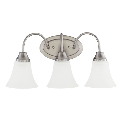 Generation Lighting Holman 3-Light Bath Light in Brushed Nickel by Generation Lighting 44807-962