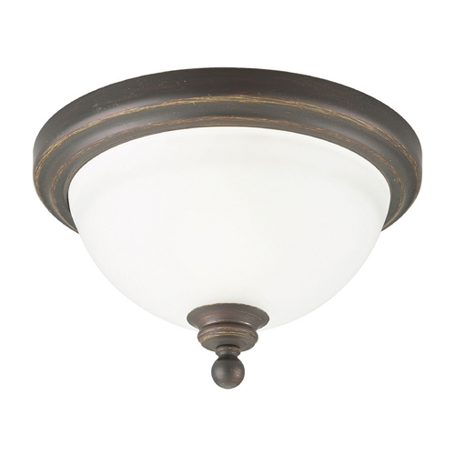 Madison 12-Inch Flush Mount in Antique Bronze by Progress Lighting