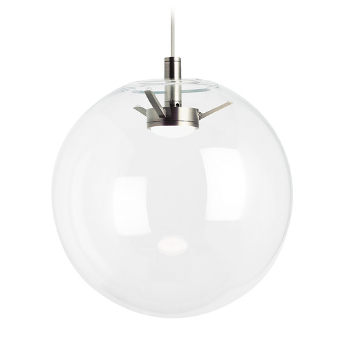 Visual Comfort Modern Collection Palona Warm Dim LED Pendant in Nickel by Visual Comfort Modern 700TDPLNPCS-LEDWD