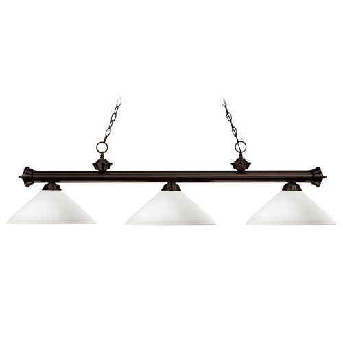 Riviera Bronze Billiard Light by Z-Lite