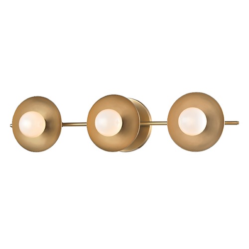 Julien Aged Brass LED Bathroom Light by Hudson Valley Lighting