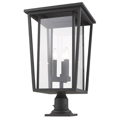 Seoul Oil Rubbed Bronze Post Light by Z-Lite