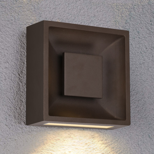 Modern Espresso LED Outdoor Wall Light 3000K by Kuzco Lighting
