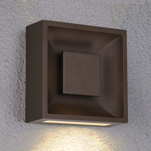 Kuzco Lighting Modern Espresso LED Outdoor Wall Light 3000K by Kuzco Lighting EW6308-ES