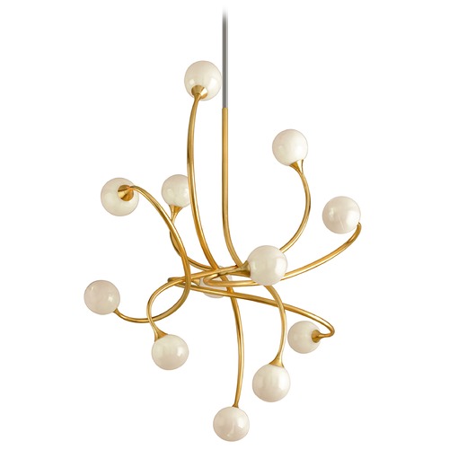 Corbett Lighting Signature Gold Leaf LED Chandelier