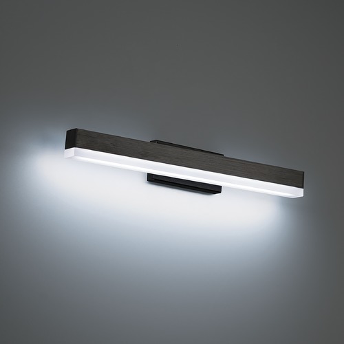 WAC Lighting Styx 19-Inch LED Vanity Light in Black 3CCT by WAC Lighting WS-41119-BK