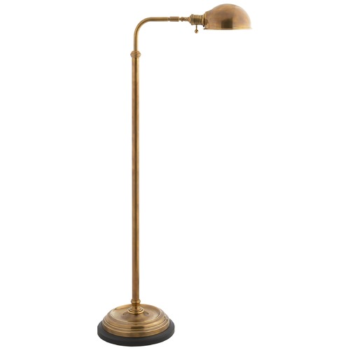 E.F. Chapman Apothecary Floor Lamp in Antique Brass by Visual Comfort Signature