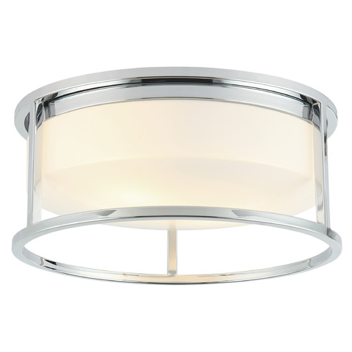 Matteo Lighting Framerton Chrome LED Flushmount Light
