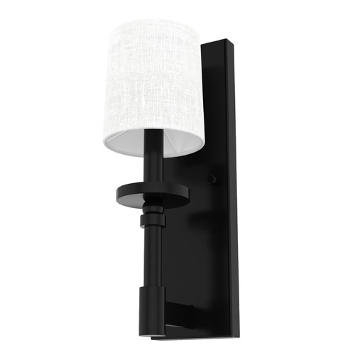 Hunter Fan Company Briargrove Matte Black Sconce