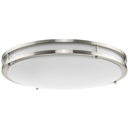 LED Flush Mount from the Abide LED Collection in Brushed Nickel Finish