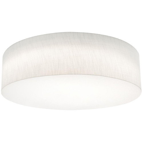 Afx Lighting Anton Linen White LED Flushmount Light