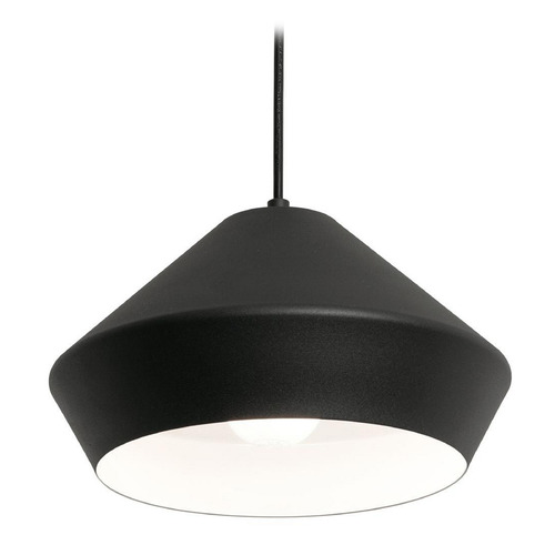 Afx Lighting Milo Black Pendant Light with Bowl / Dome Shade