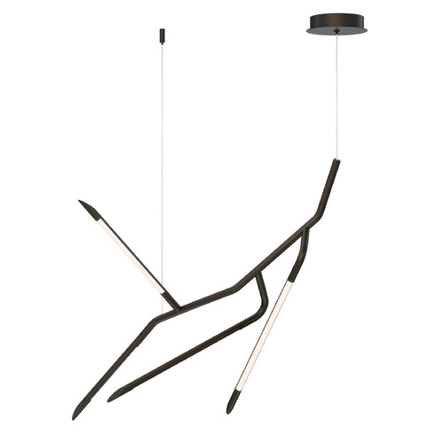 ET2 Lighting ET2 Scion Black LED Swag Light E25413-BK