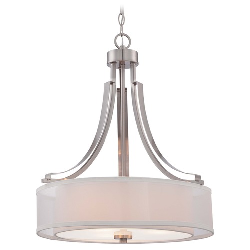 Parsons Studio Brushed Nickel Pendant by Minka Lavery