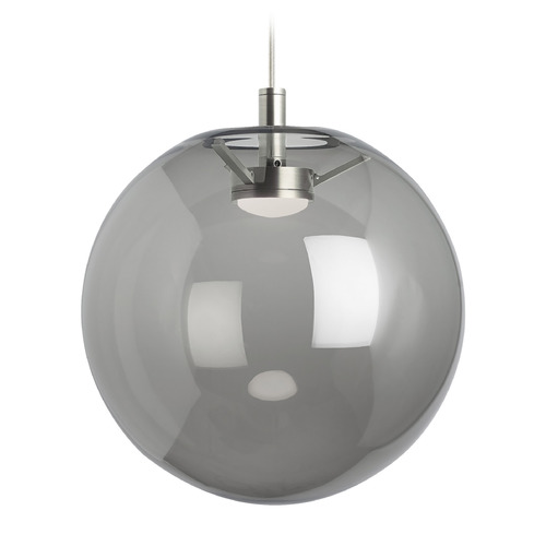 Palona Warm Dim LED Pendant in Nickel by Visual Comfort Modern