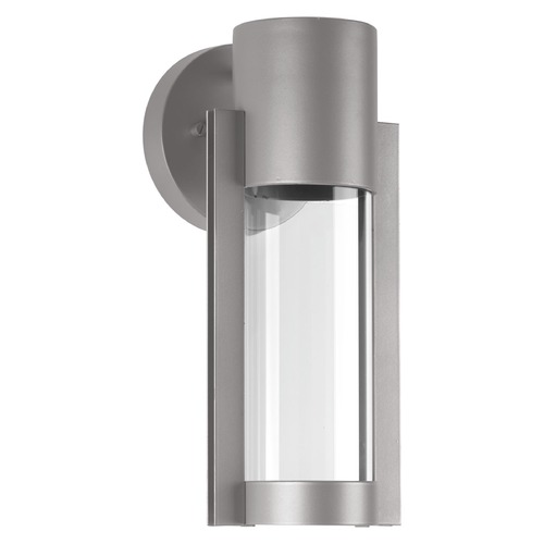 Progress Lighting Clear Glass LED Outdoor Wall Light Metallic Gray by Progress Lighting P560051-082-30