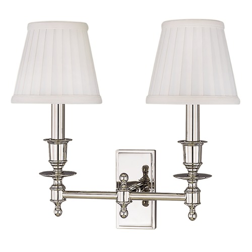 Hudson Valley Lighting Ludlow Polished Nickel Sconce by Hudson Valley Lighting 6802-PN