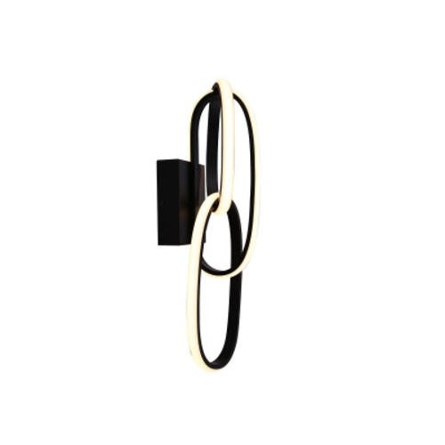 Circa LED 22-Inch Wall Sconce in Black by Avenue Lighting