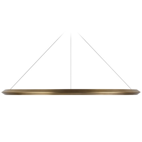 Peter Bristol Encircle 48-Inch Chandelier in Brass by Visual Comfort Signature