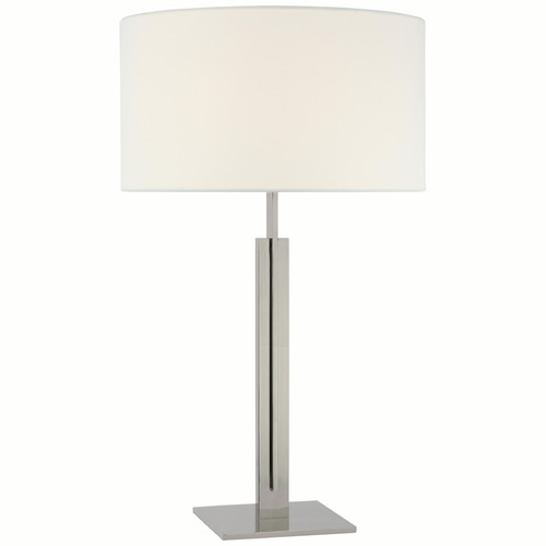 Visual Comfort Signature Collection Ian K. Fowler Serre Table Lamp in Nickel by Visual Comfort Signature S3722PN-L
