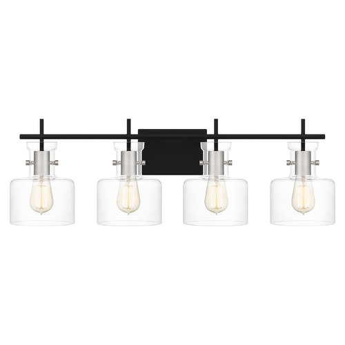 Quoizel Lighting Pensbury Bathroom Light in Matte Black by Quoizel Lighting PEN8630MBK