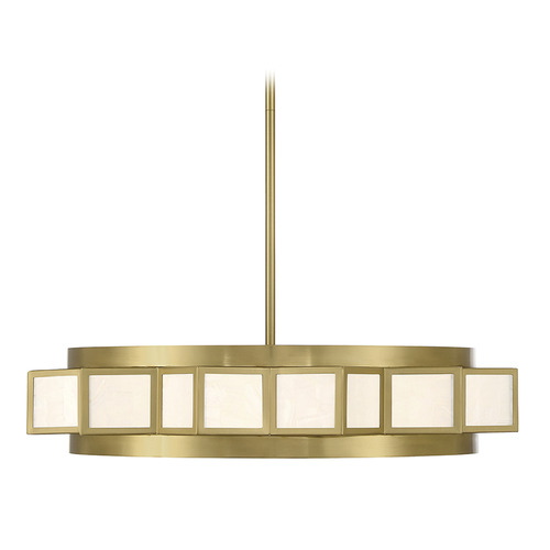 Savoy House Gideon 24-Inch Chandelier in Warm Brass by Savoy House 1-3167-4-322