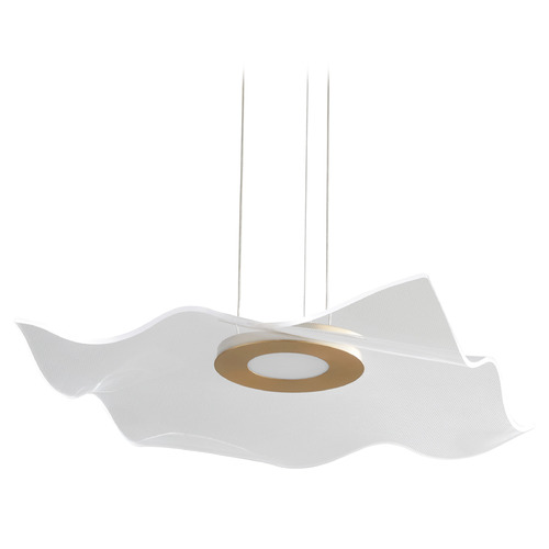 Oxygen Medusa Aged Brass LED Pendant Light