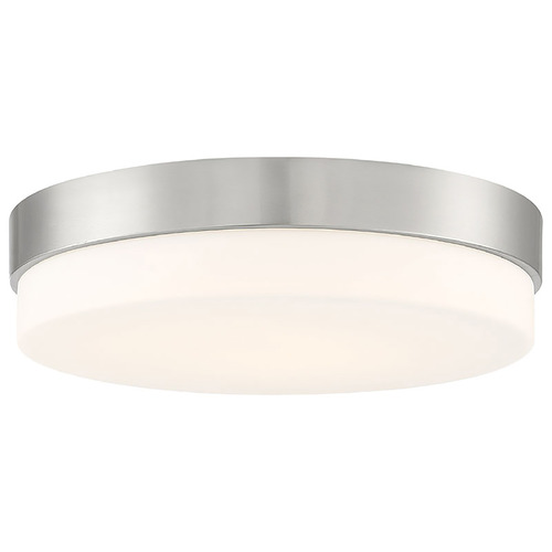 Access Lighting Roma Brushed Steel LED Flush Mount by Access Lighting 20827LEDD-BS/OPL