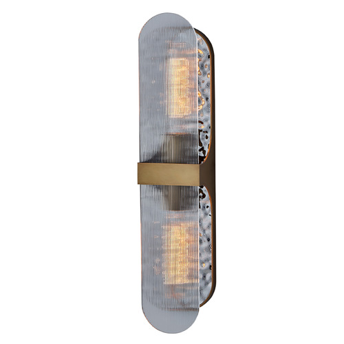 Kalco Lighting Kalco Lighting Mirage True Brass Bathroom Light 520921TRB