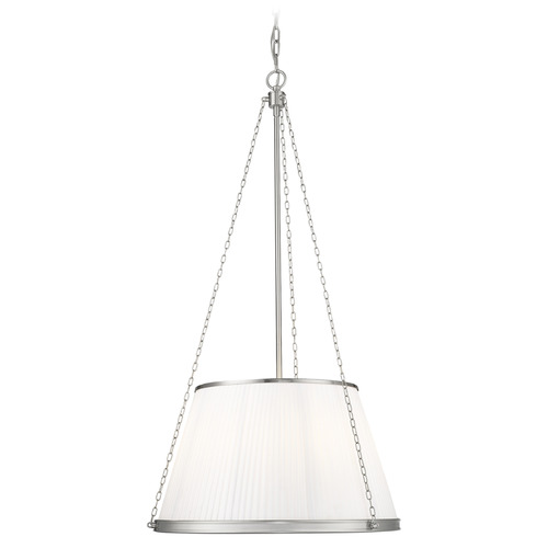 Z-Lite Z-Lite Madeline Brushed Nickel Pendant Light with Empire Shade 1954P24-BN