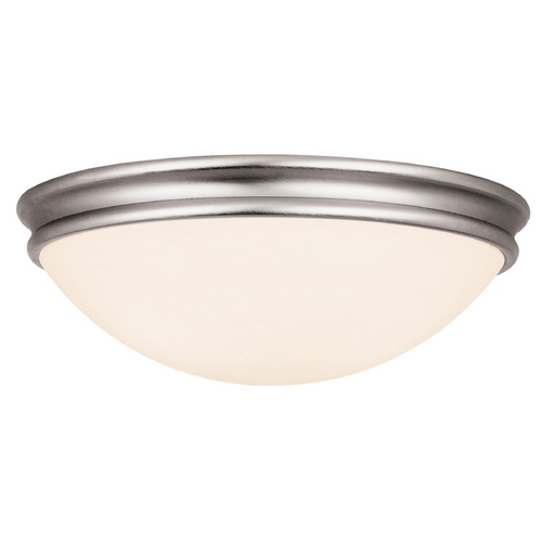 Access Lighting Mid-Century Modern Flush Mount Brushed Steel by Access Lighting by Access Lighting 20724-BS/OPL