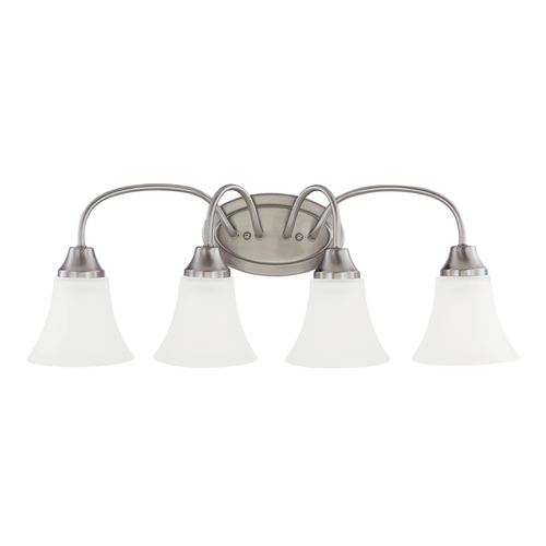 Generation Lighting Holamn 4-Light Bath Light in Brushed Nickel by Generation Lighting 44808-962