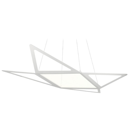 Starship 43.50-Inch Matte White LED Pendant by Elan Lighting