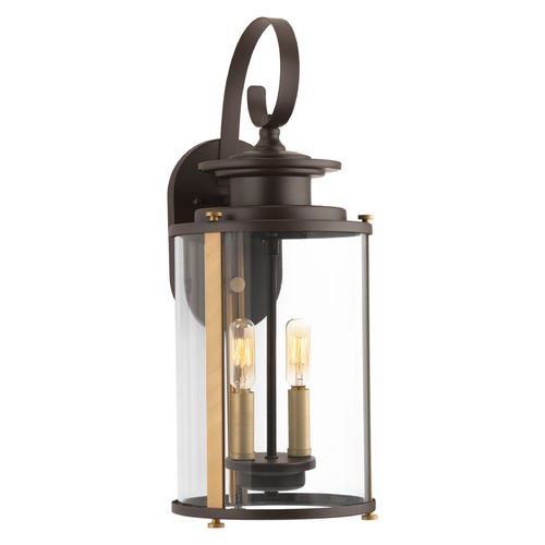 Squire Antique Bronze Outdoor Wall Light by Progress Lighting