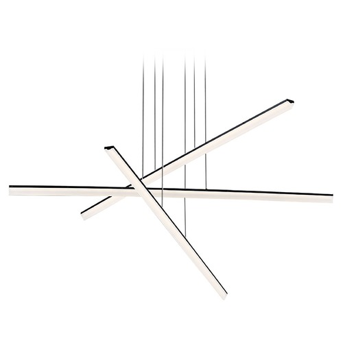 Stack Black LED Multi-Light Pendant by WAC Lighting