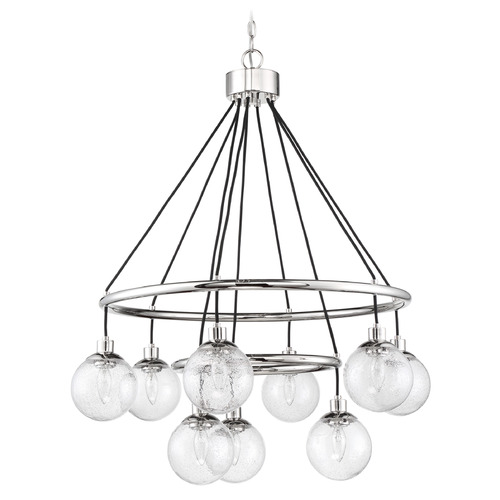 Que Chrome Chandelier by Craftmade Lighting