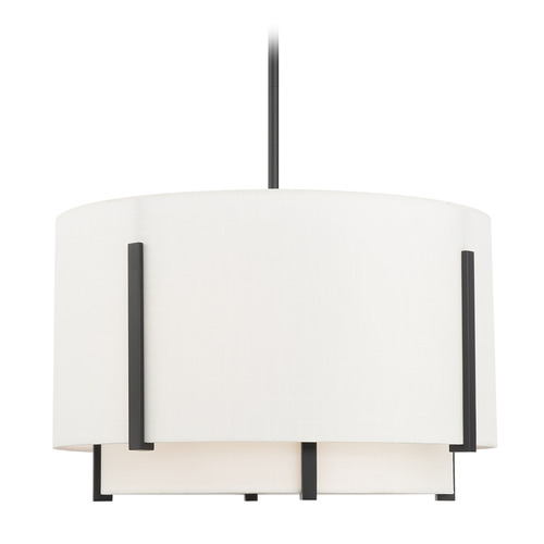 Strum 20-Inch LED Pendant in Black by WAC Lighting