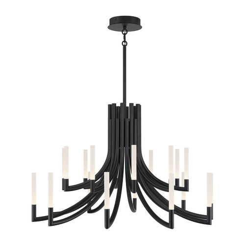Olette 42-Inch LED Grand Chandelier in Black by Eurofase Lighting