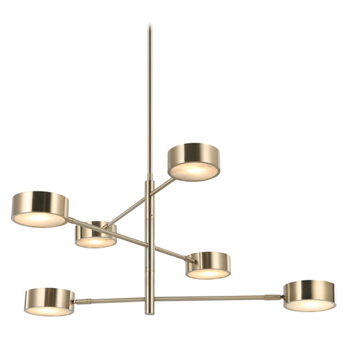 Matteo Lighting Weatherton Champagne Gold LED Island Light