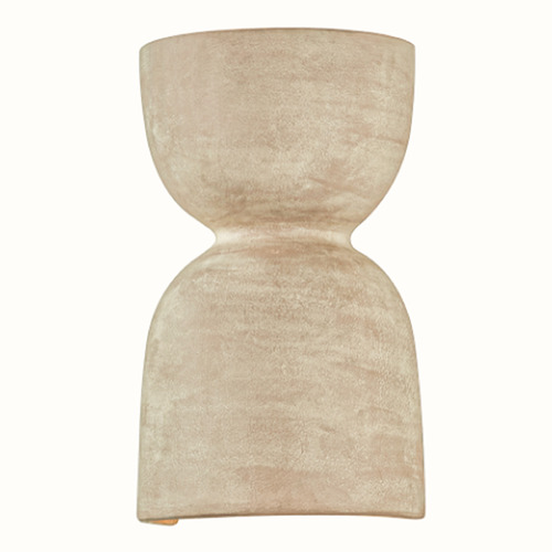 Mitzi By Hudson Valley Mitzi Natalia Aged Brass / Ceramic Fluted Cream Sconce