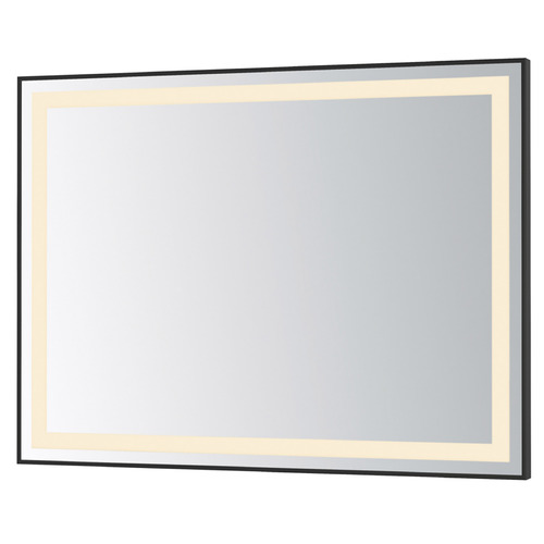 ET2 Lighting Framed Rectangle 48-Inch Illuminated Mirror E42094-BK